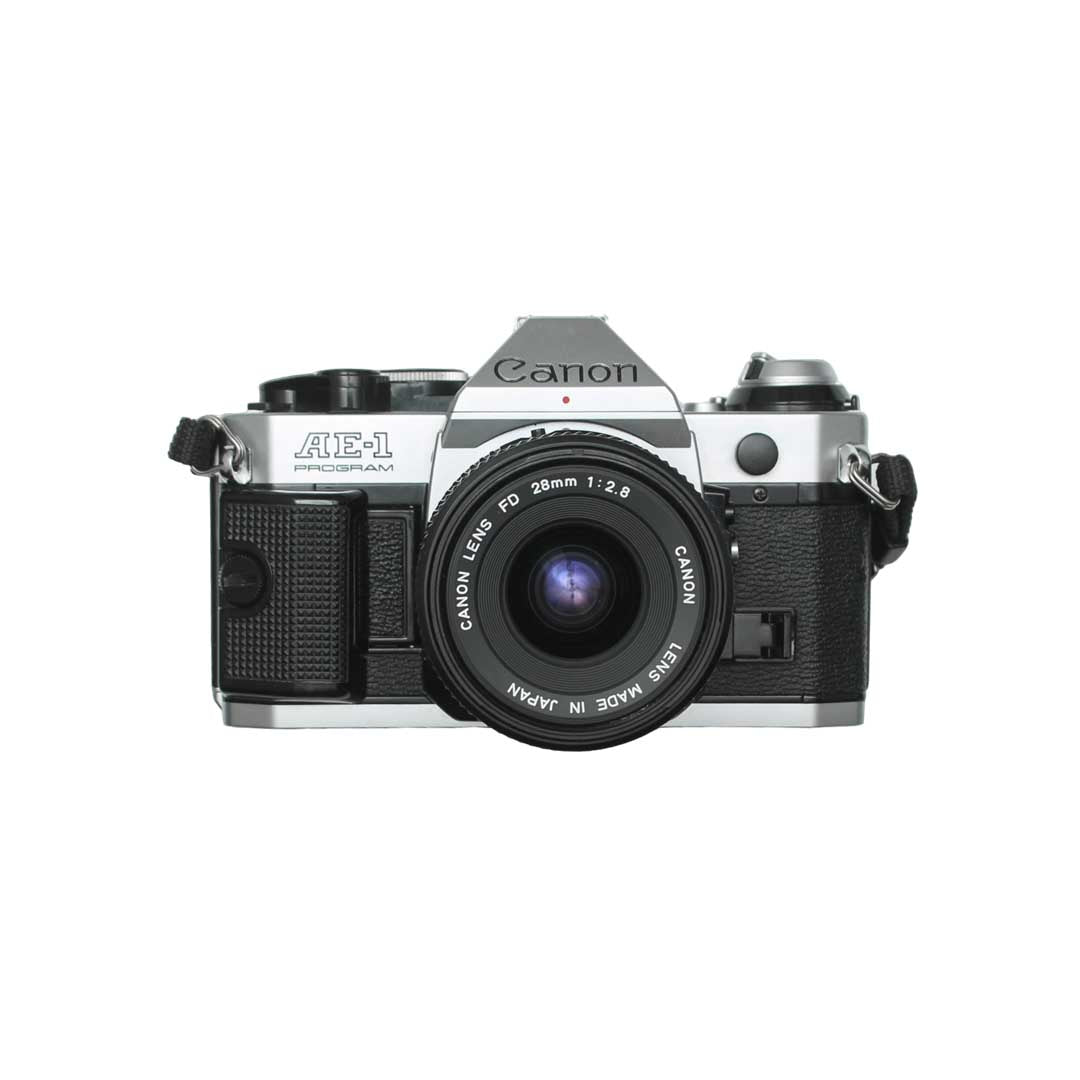 Canon AE-1 Program 28mm f2.8 SET