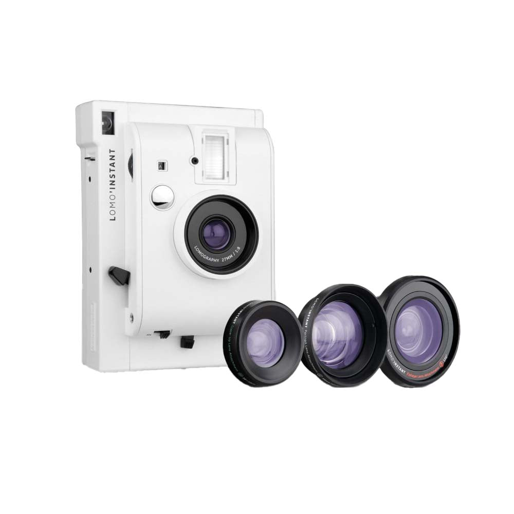 Lomo Instant - White + 3 lenses - grainoverpixel