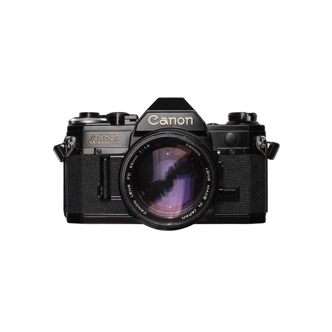 Canon AE-1 + 85mm f1.8 SET