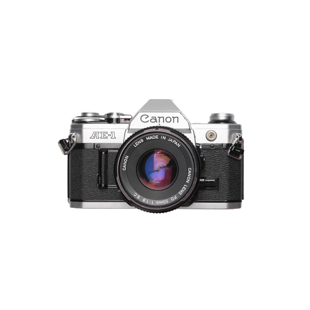 Canon AE-1 + 50mm f1.8 SET - grainoverpixel