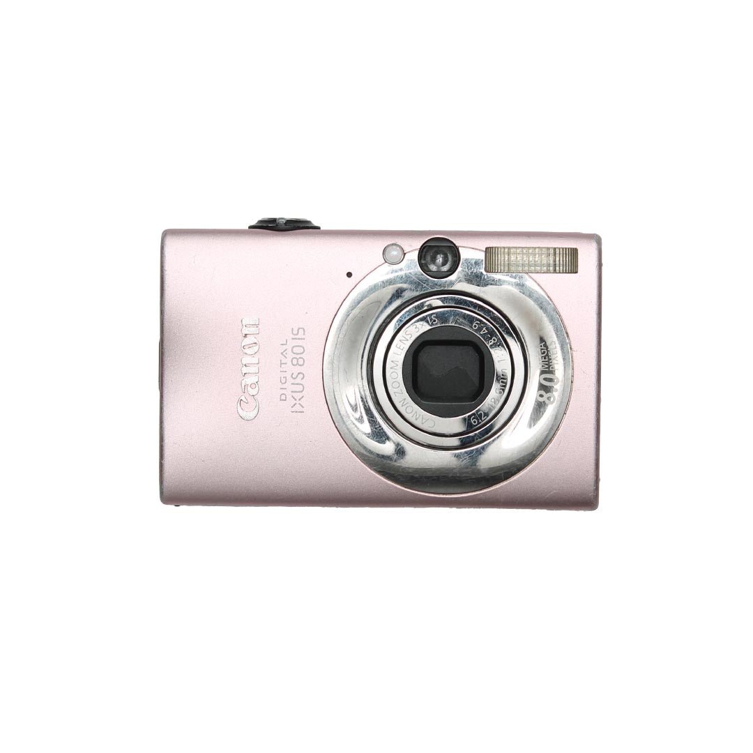 Canon Digital IXUS 80 is - pink - grainoverpixel