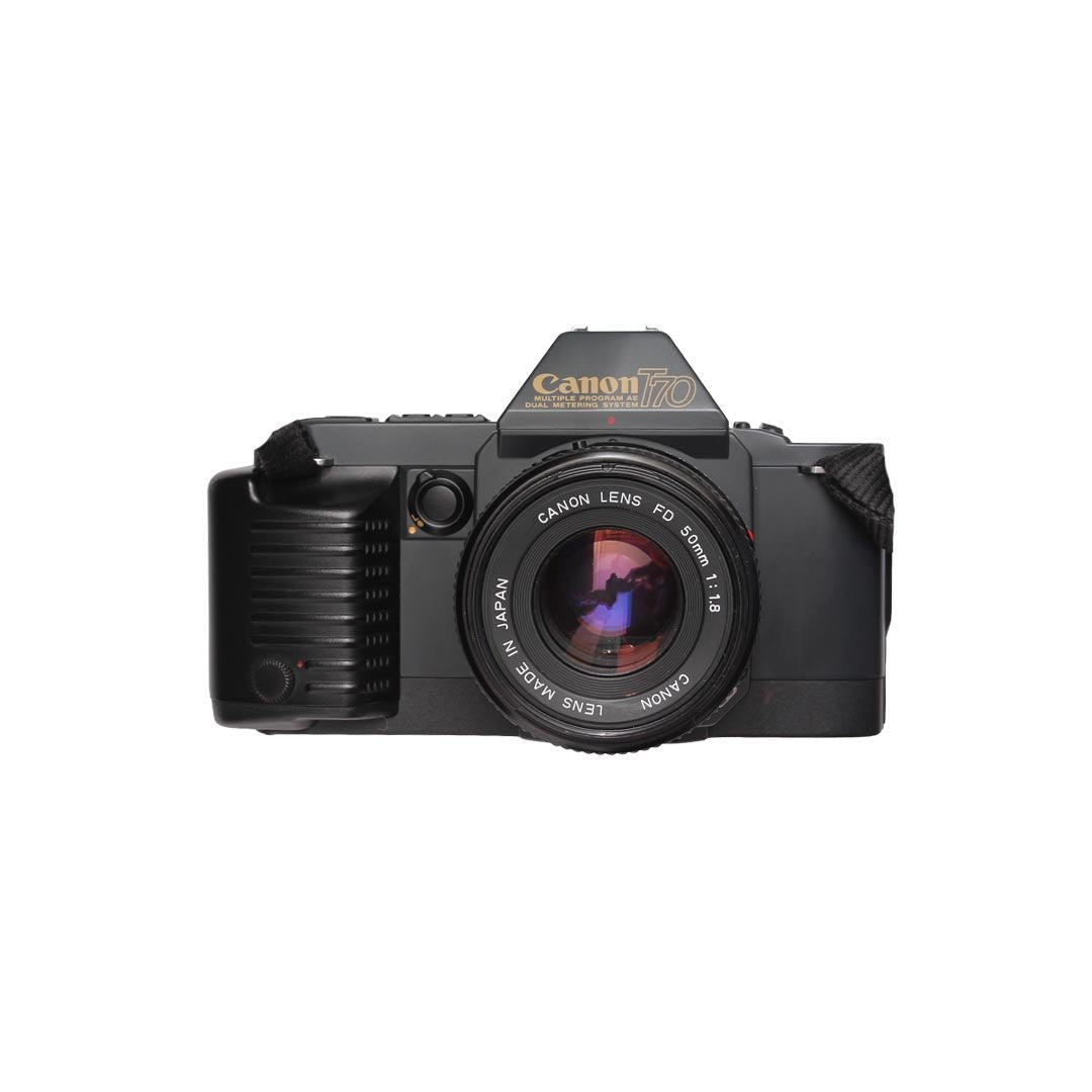 Canon T70 + 50mm f1.8 SET - grainoverpixel