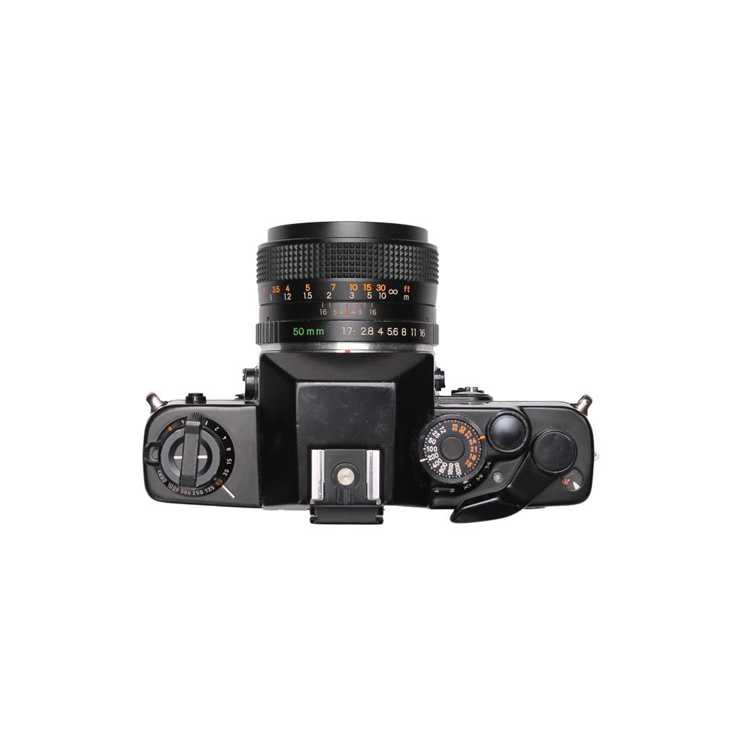 Contax RTS + 50mm f1.7 - green leatherette