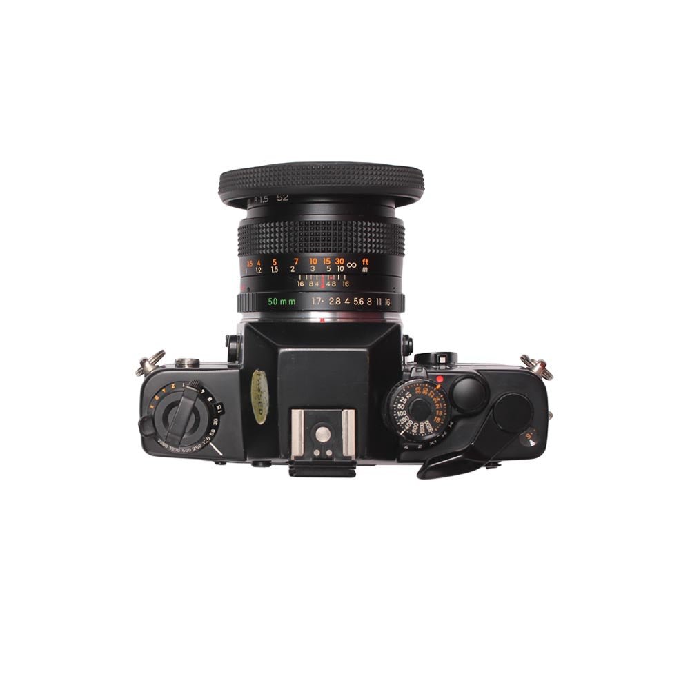 Contax RTS II Quartz + Yashica 50mm f1.7 SET - grainoverpixel