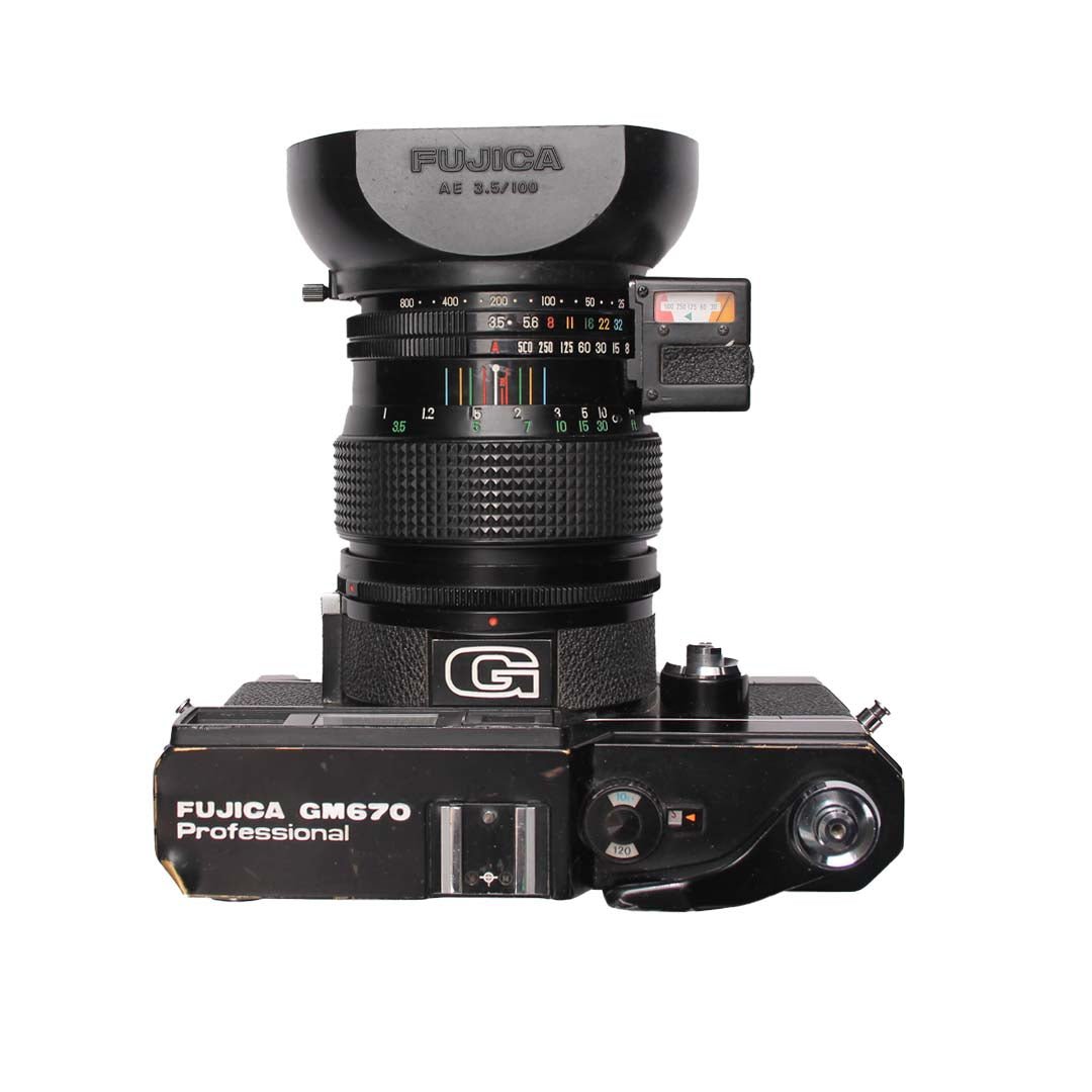 Fujica GM670 + 100mm SET - grainoverpixel