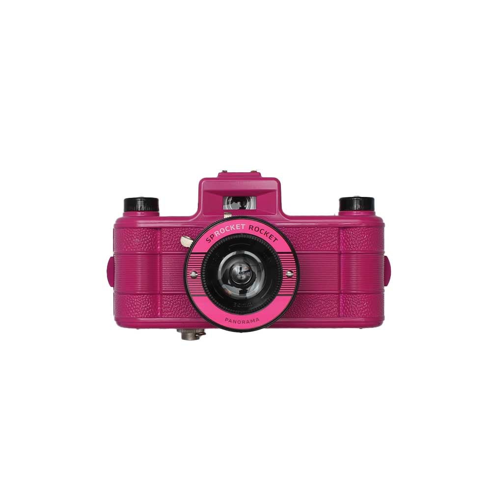 Lomo Sprocket Rocket Panorama - Pink - grainoverpixel