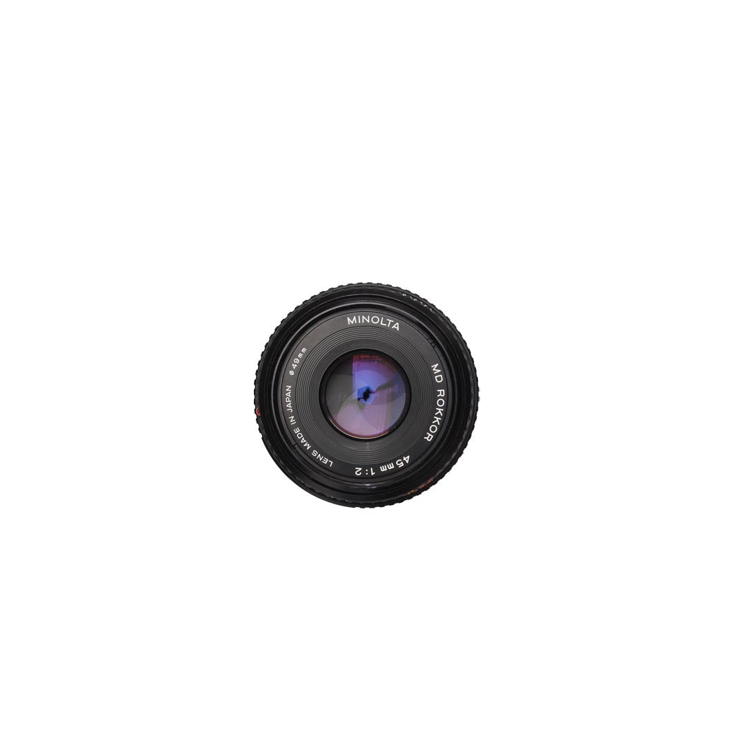 Minolta MD Rokkor 45mm f2 - grainoverpixel