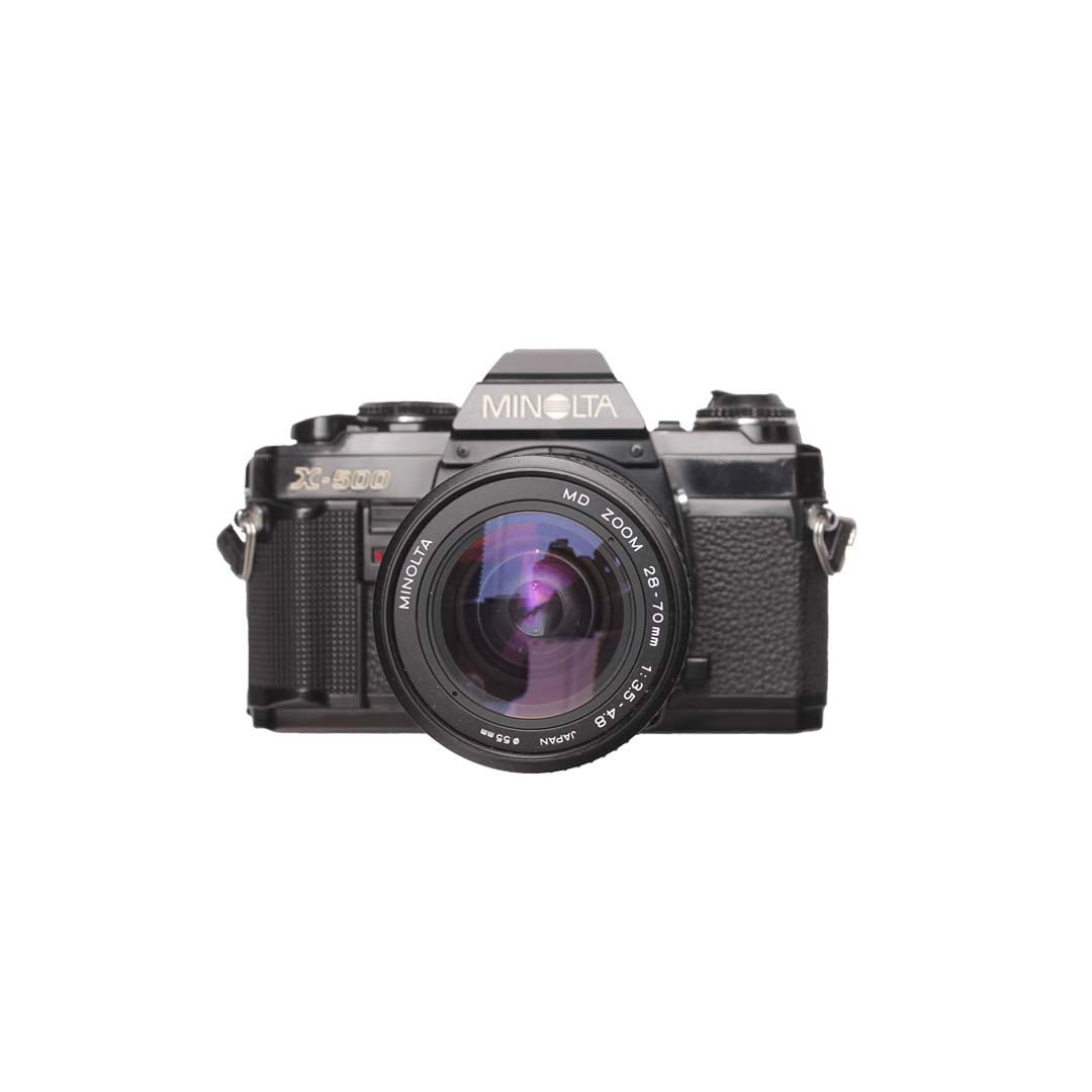 Minolta X - 500 + 28 - 70mm SET - grainoverpixel