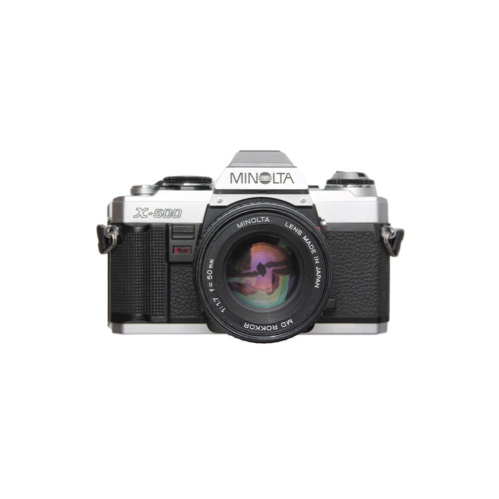 Minolta X500 + 50mm F1.7 SET - grainoverpixel