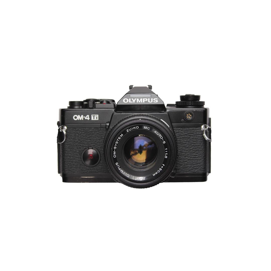Olympus OM 4 Ti + 50mm SET - black
