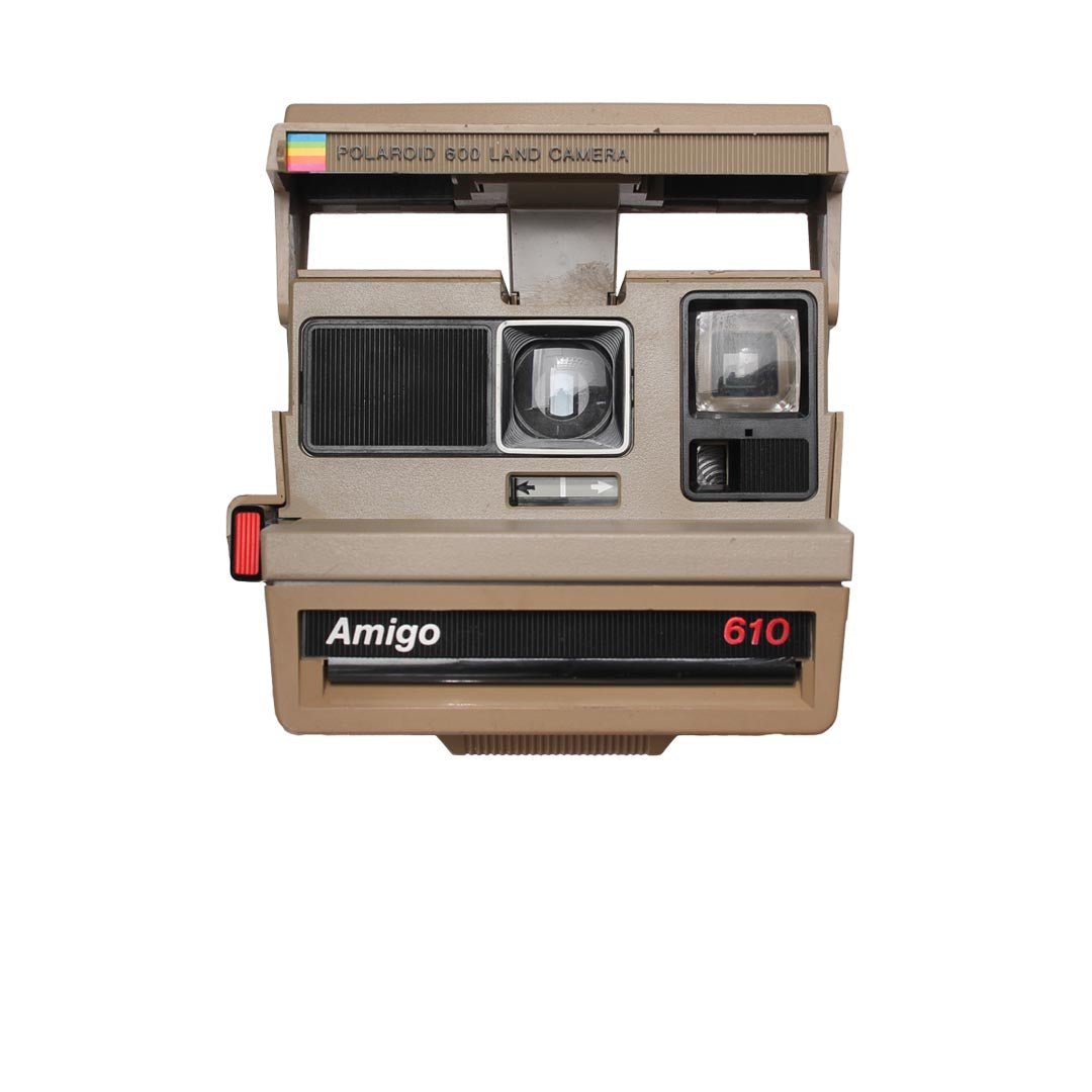 Polaroid 600 Land Camera - brown - grainoverpixel