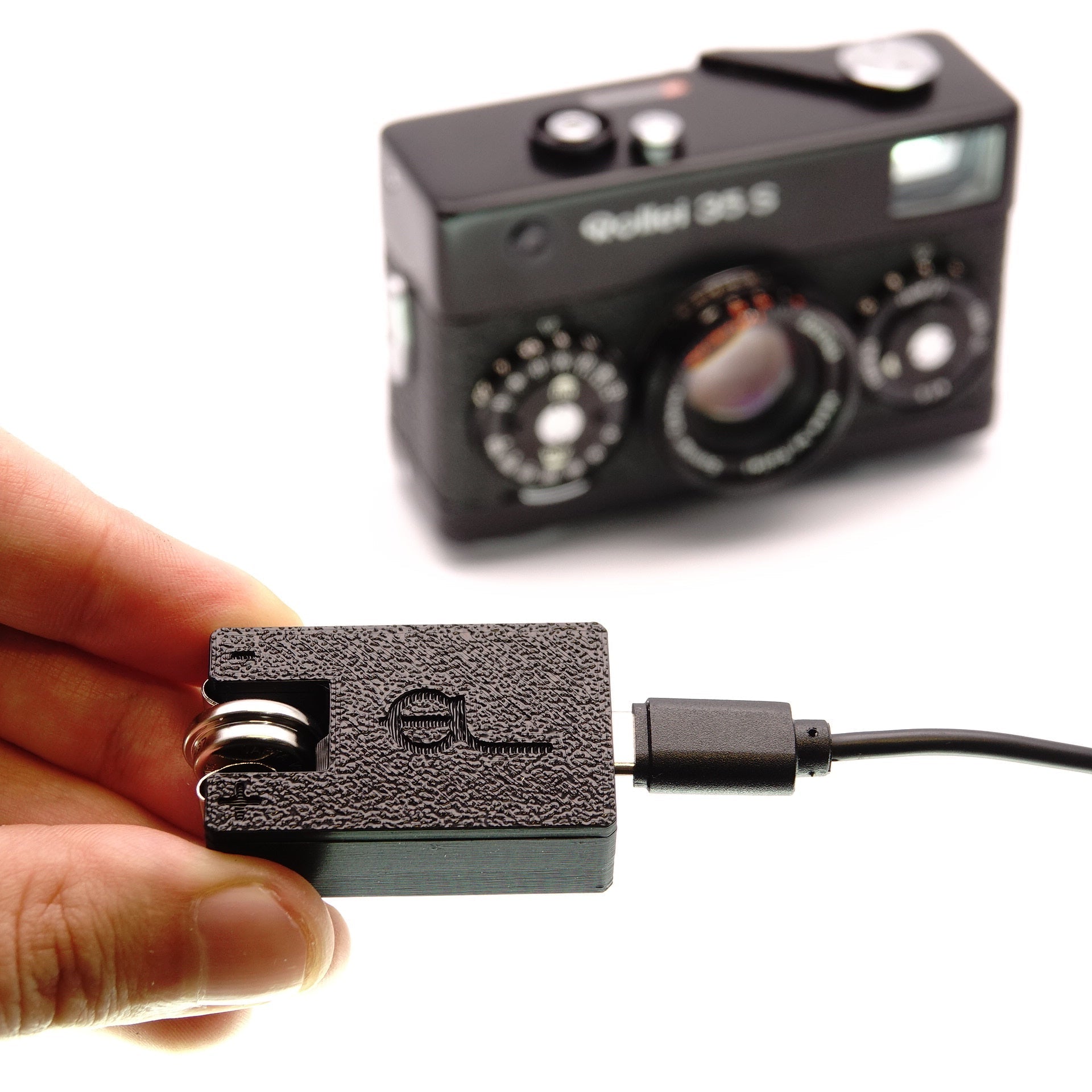 Rechargeable PX625 Set (V80H + USB - C Charger) for Rollei 35, Leica CL & Canon F - 1 - grainoverpixel