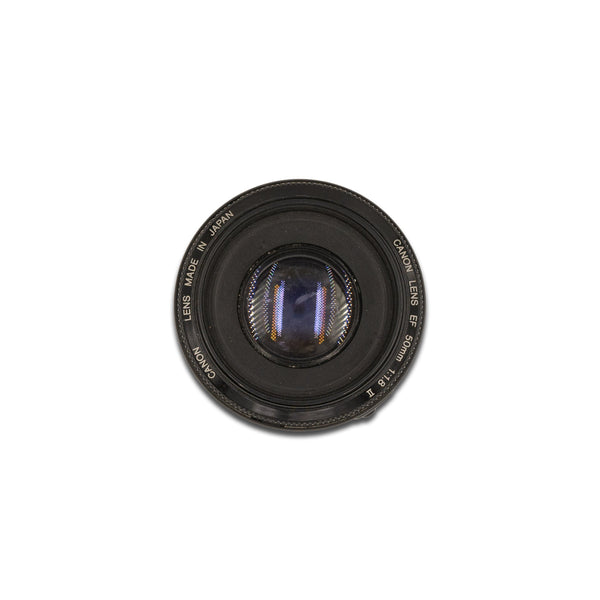 Canon EF 50mm f1.8 ii - grainoverpixel - front view