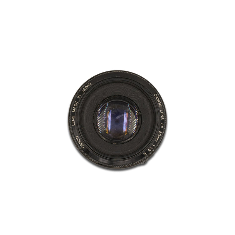 Canon EF 50mm f1.8 ii - grainoverpixel - front view