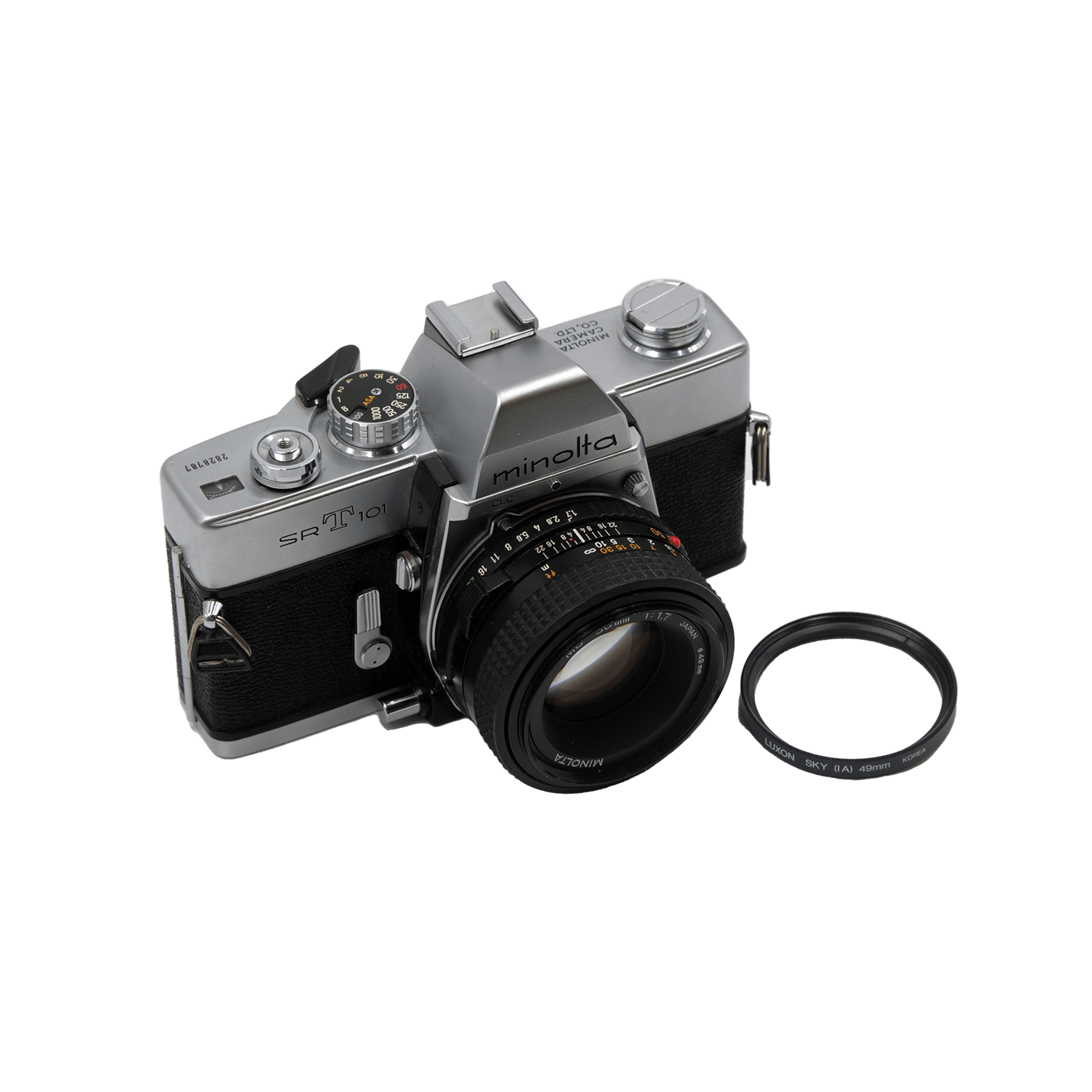 Minolta SRT 101 & 50mm SET - grainoverpixel